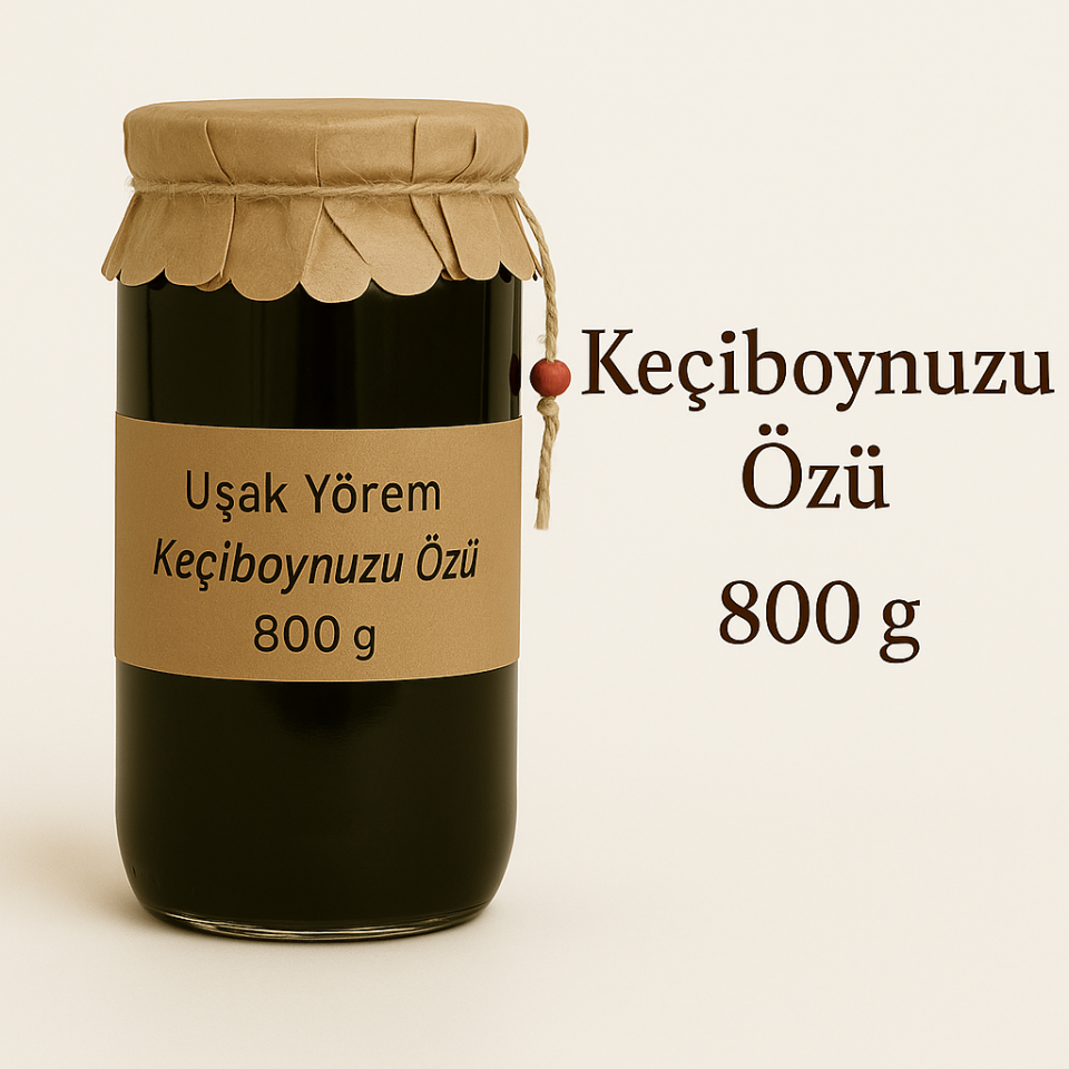 Soğuk Sıkım Keçiboynuzu Özü 800 Gram Uşak Yörem