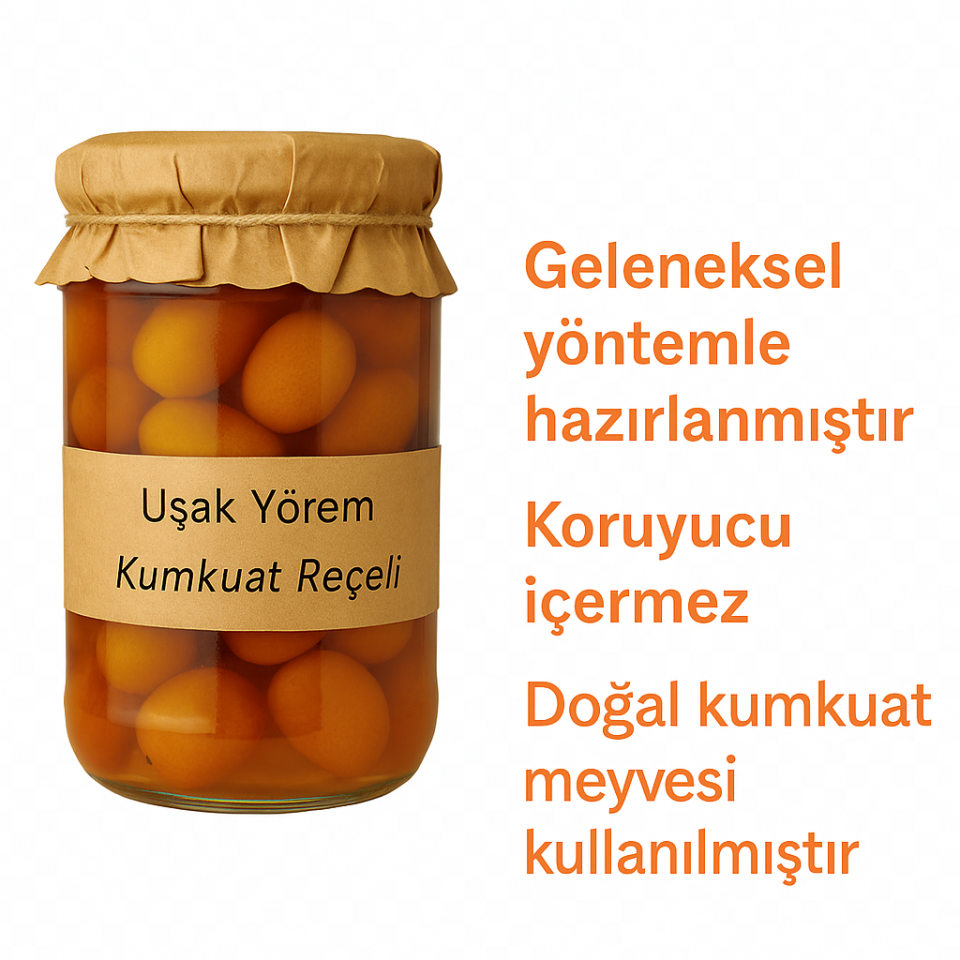 Kumkat Reçeli 660cc  Uşak Yörem