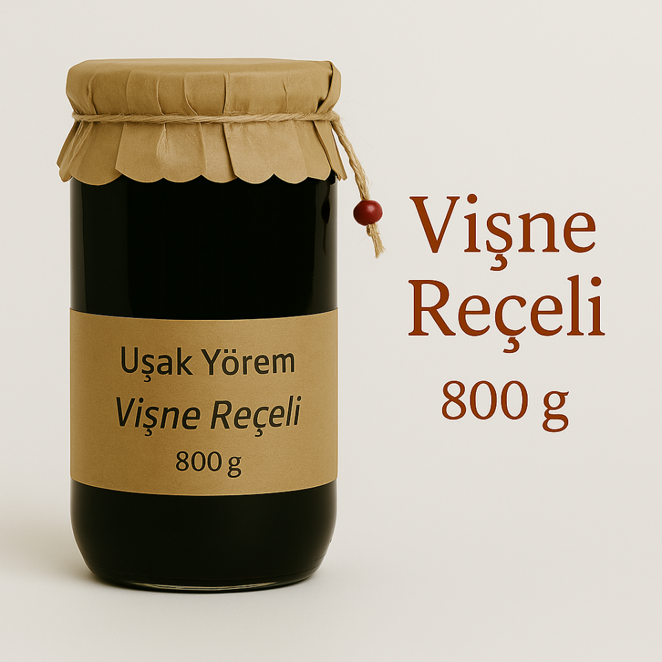 Vişne Reçeli 800gr. Uşak Yörem