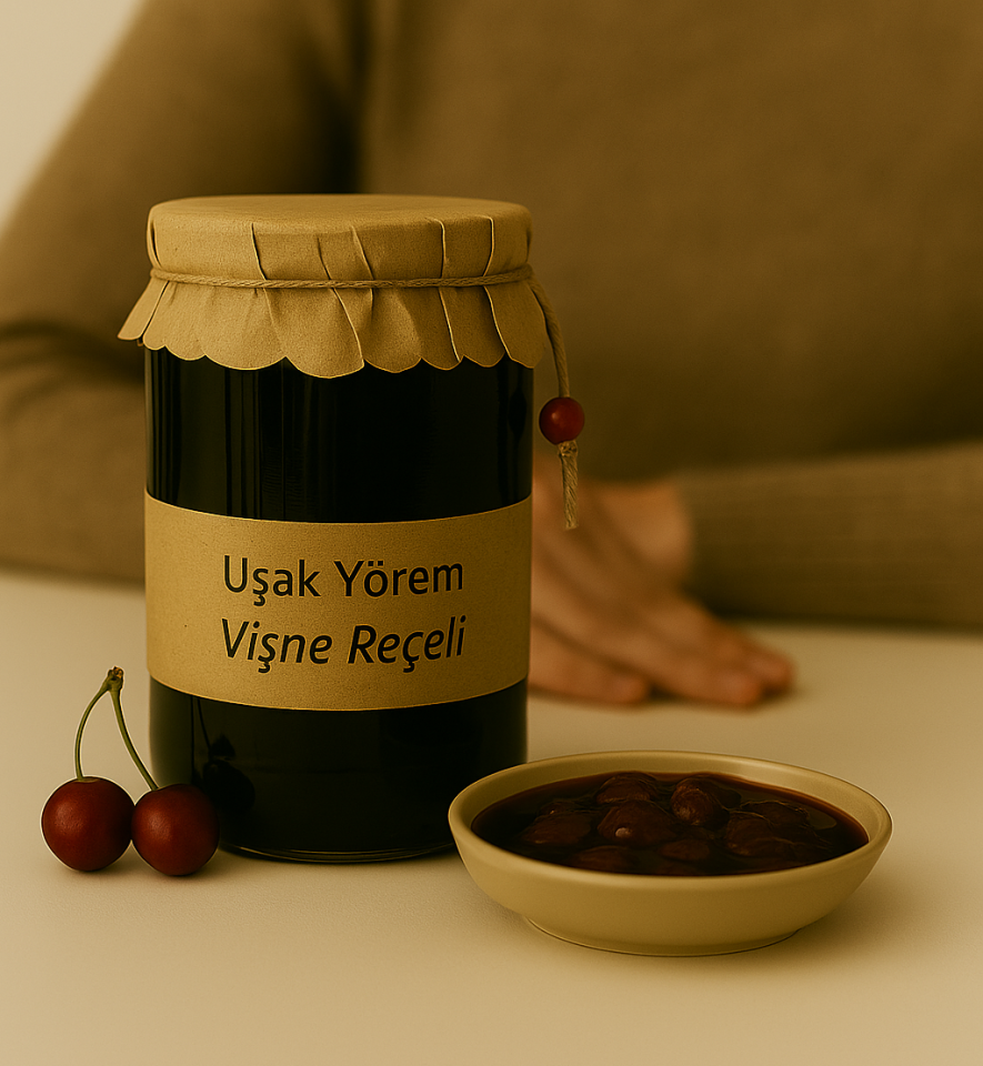 Vişne Reçeli 800gr. Uşak Yörem