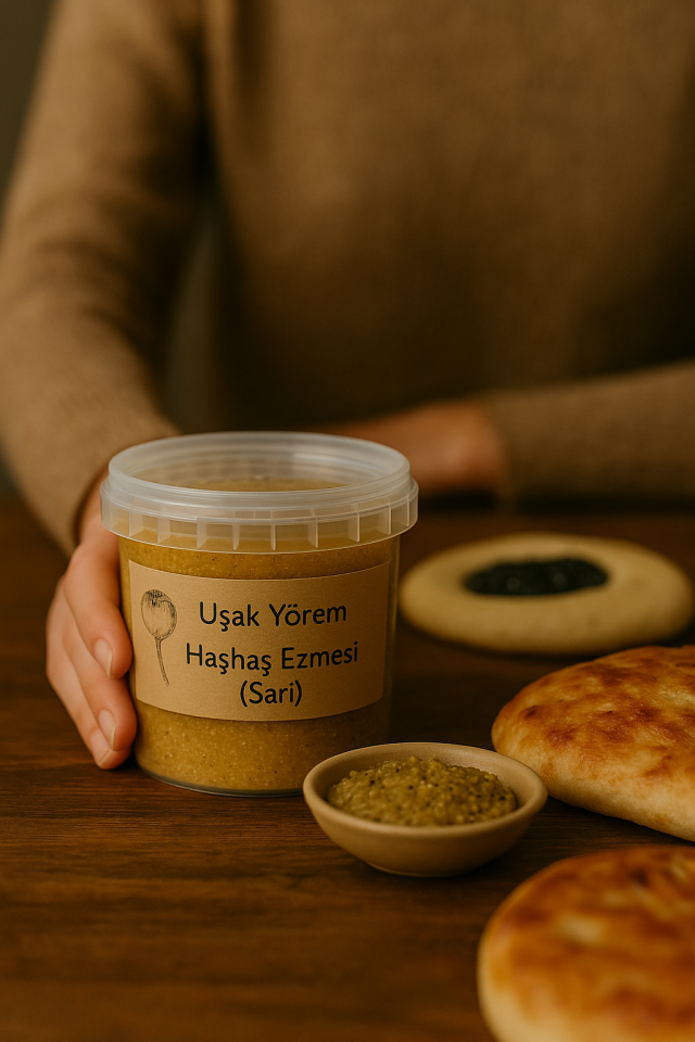 Haşhaş Ezmesi (Sarı) 400g Uşak Yörem