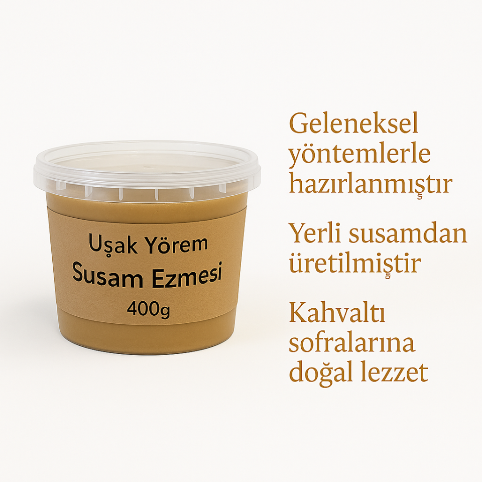 Susam Ezmesi 400 gram Uşak Yörem