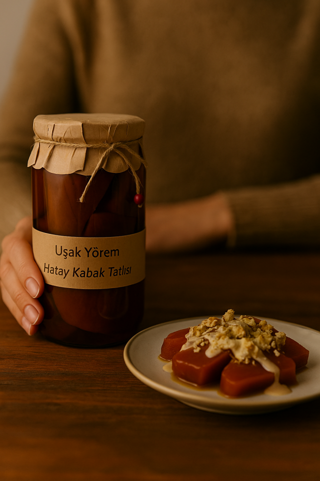 Hatay Çıtır Kabak Tatlısı 1250 gram Uşak Yörem