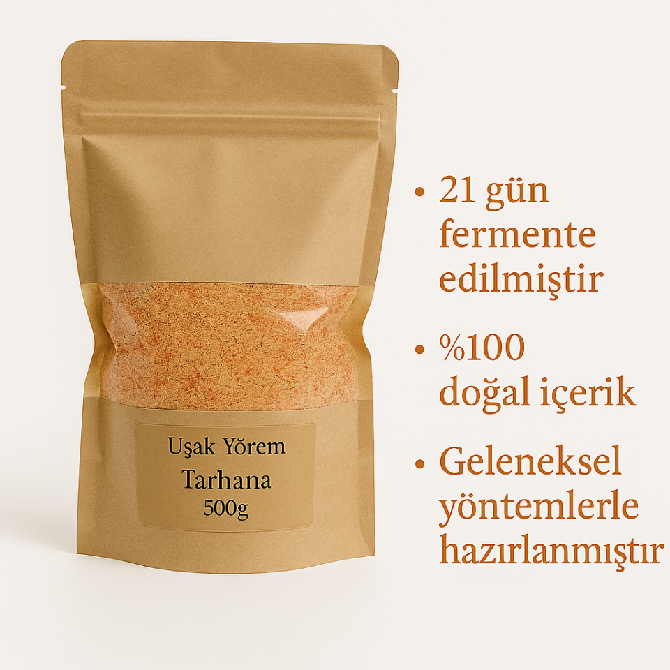 Ev Yapımı  Uşak  Tarhanası 1000g Uşak Yörem