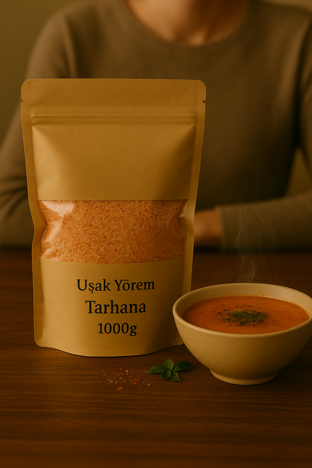 Ev Yapımı Tatlı Gediz Kızılcık Tarhanası 500 gram Uşak Yörem