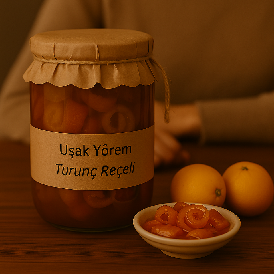 Turunç Kabuğu  Reçeli 660cc Uşak Yörem