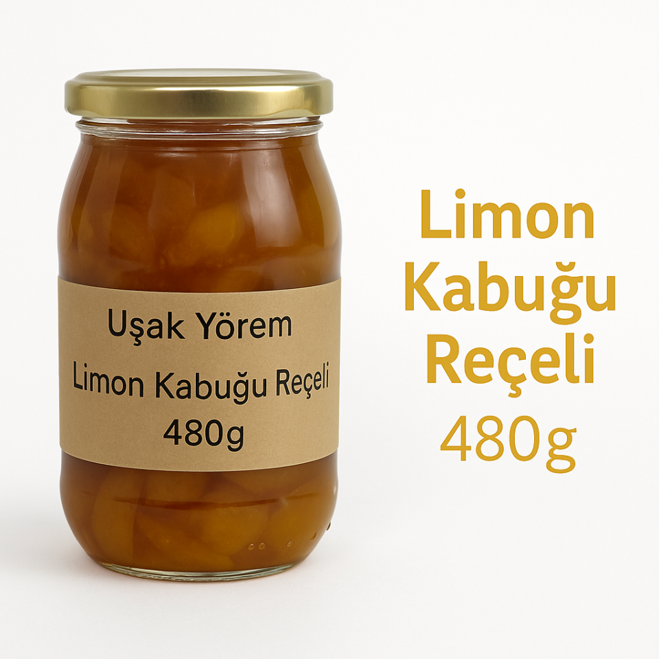 Limon Kabuğu  Reçeli 370cc Uşak Yörem
