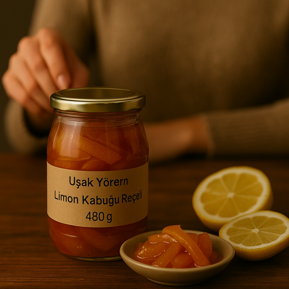 Limon Kabuğu  Reçeli 370cc Uşak Yörem
