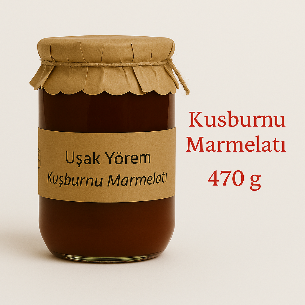 Kuşburnu Marmelatı 470 gram  Uşak Yörem