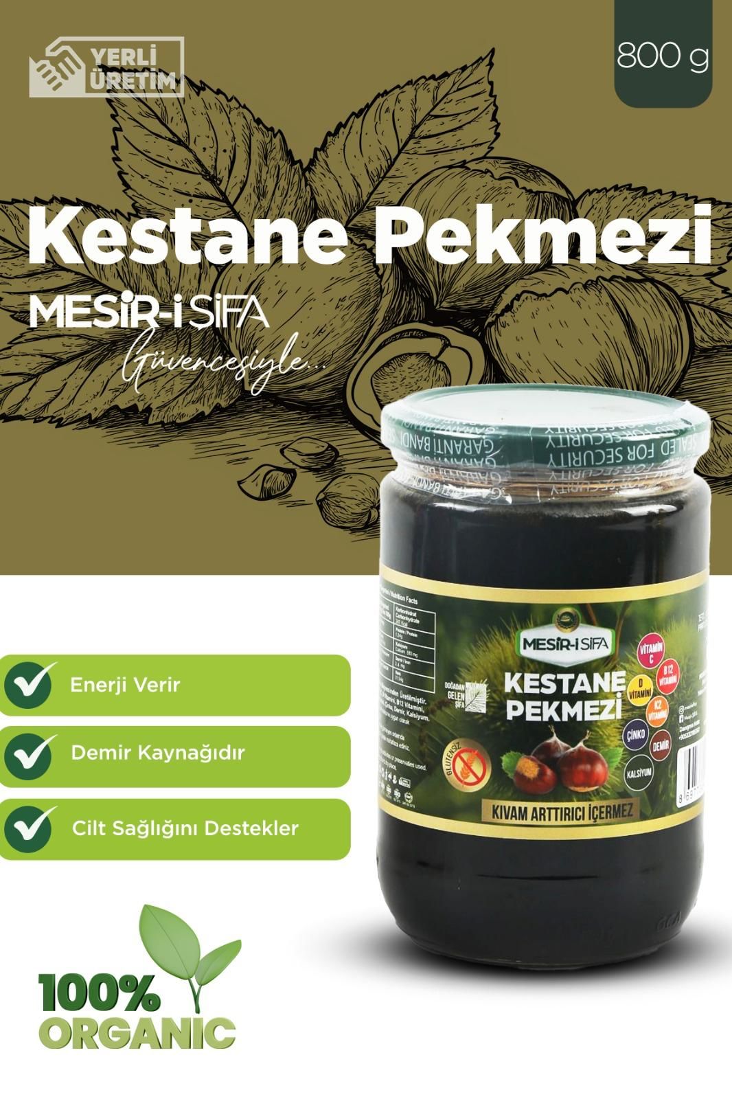 Mesir-i Şifa  Kestane Pekmezi 800 gram