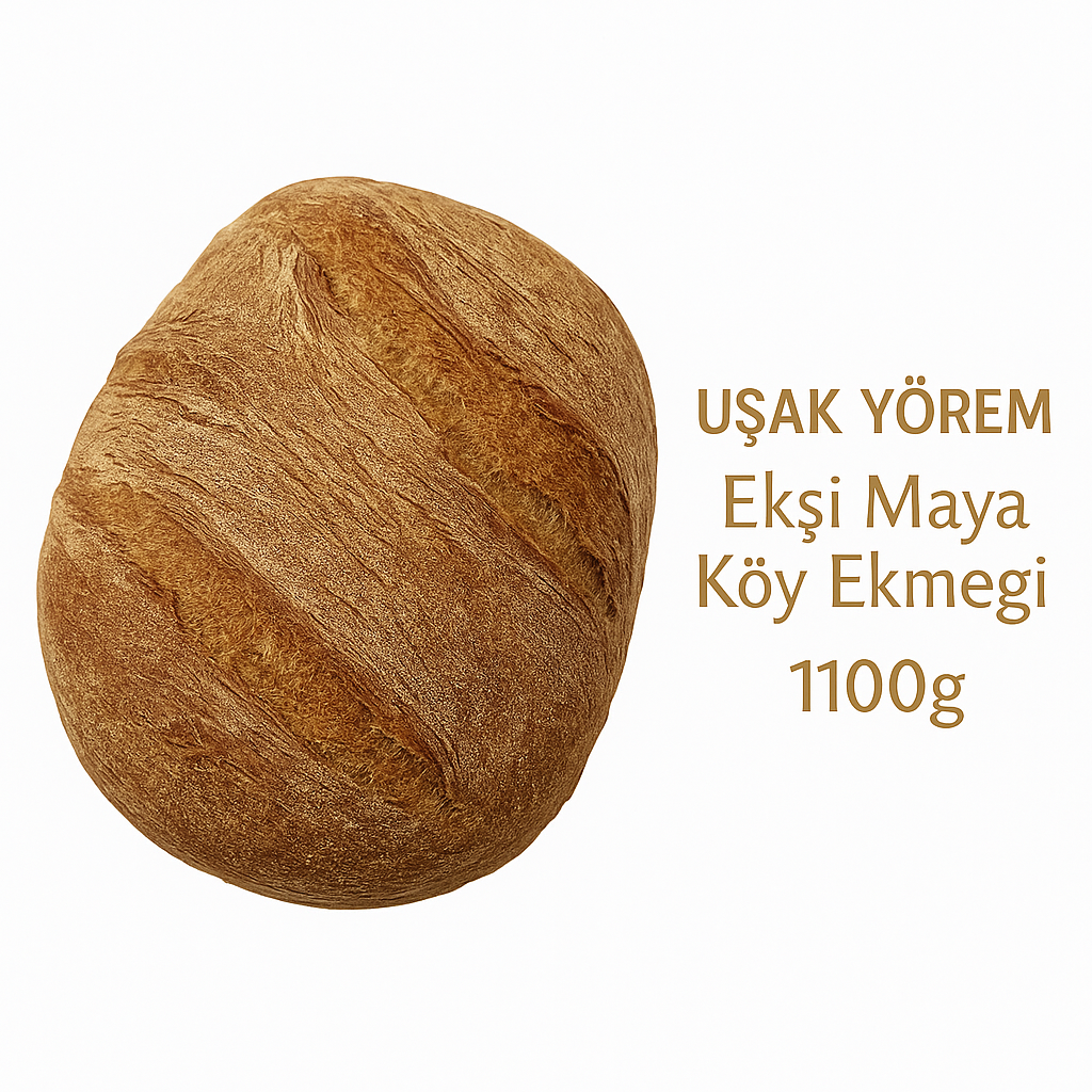 Ekşi Maya Köy Ekmeği 1100 Gram Uşak Yörem