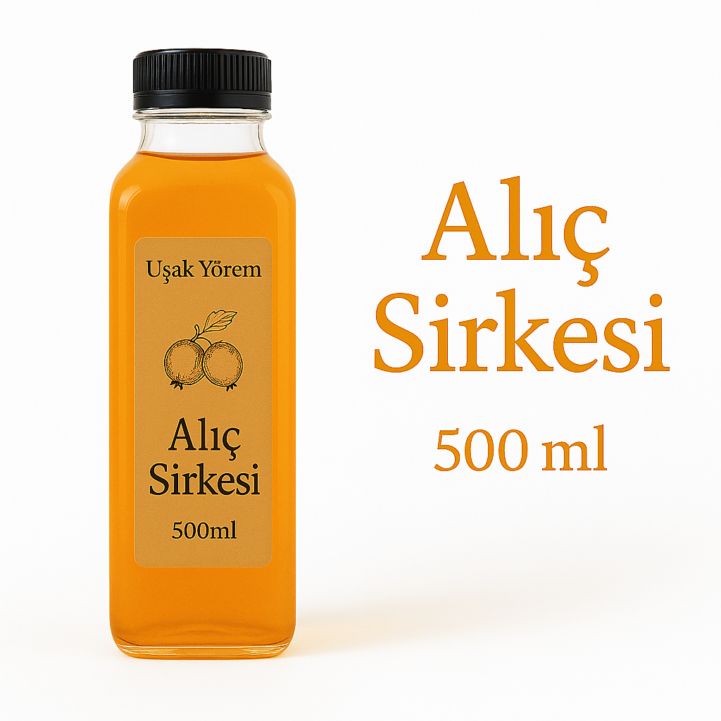 Alıç  Sirkesi 500 ml Ev Yapımı Uşak Yörem