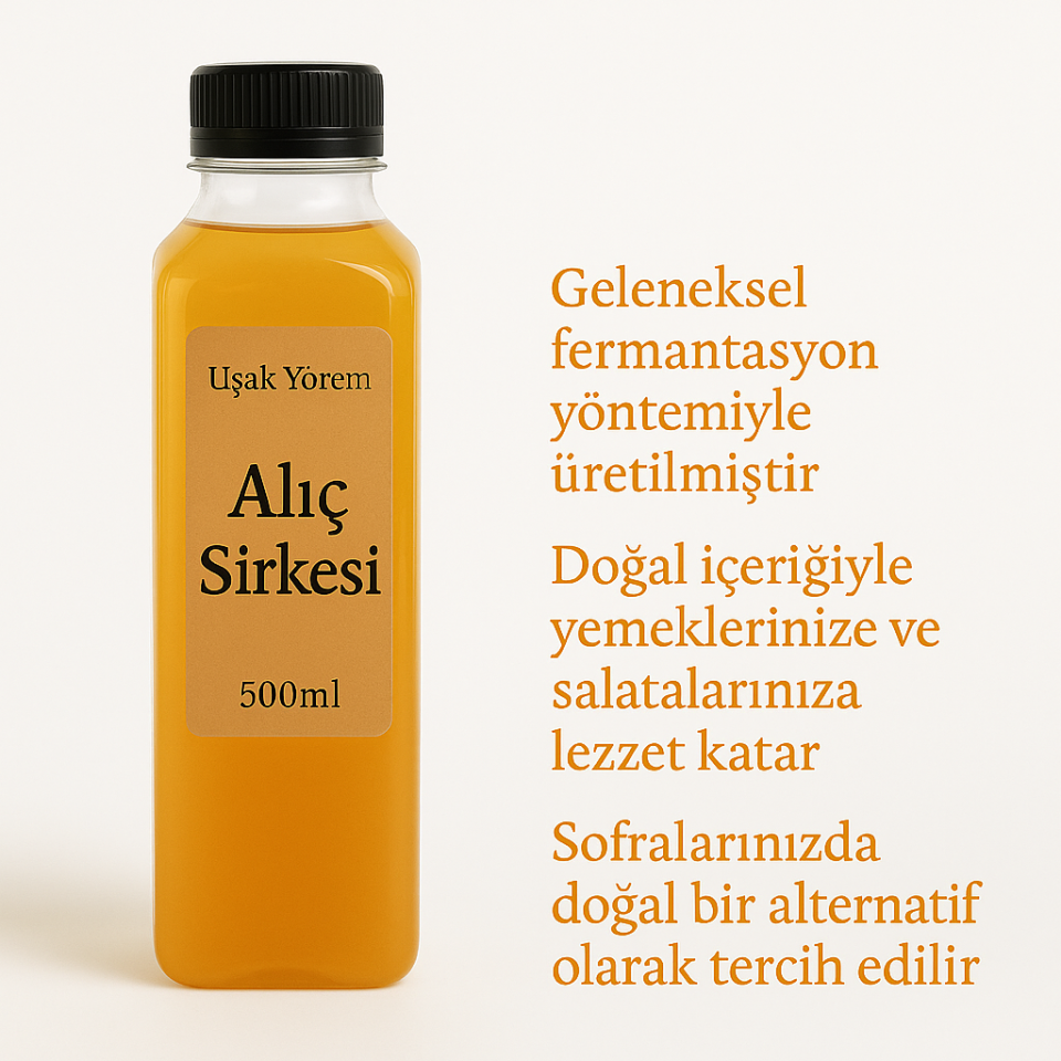 Alıç  Sirkesi 500 ml Ev Yapımı Uşak Yörem