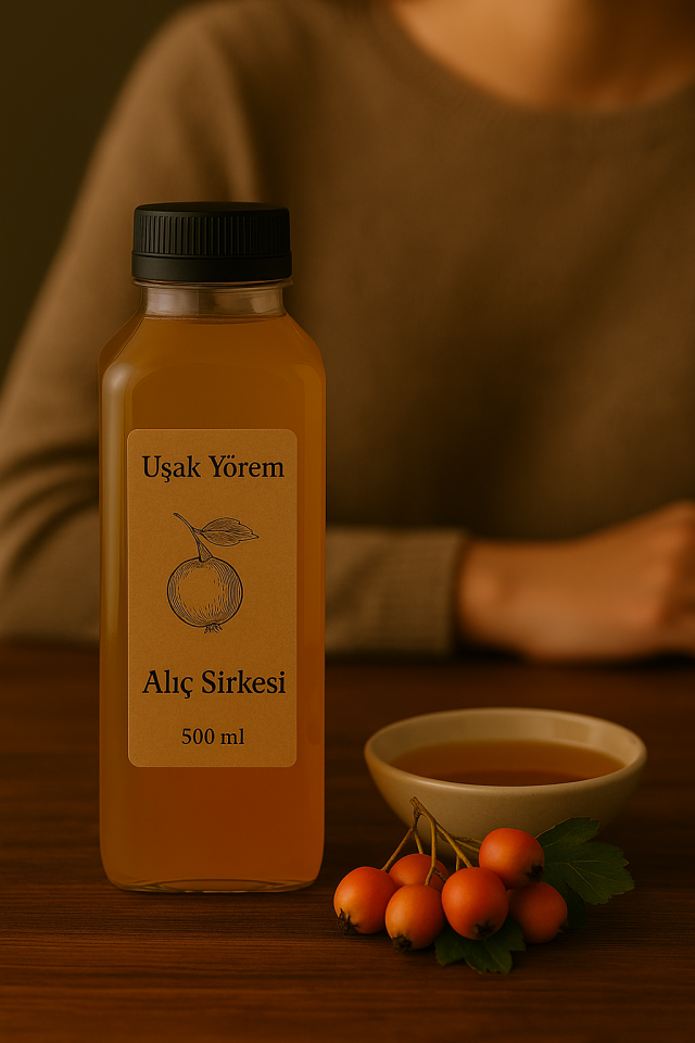 Alıç  Sirkesi 500 ml Ev Yapımı Uşak Yörem