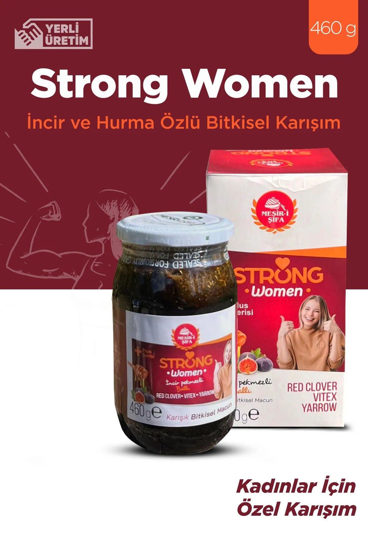 Mesiri Şifa Strong  Women  Bitkisel Karışımlı Macun 460 gram