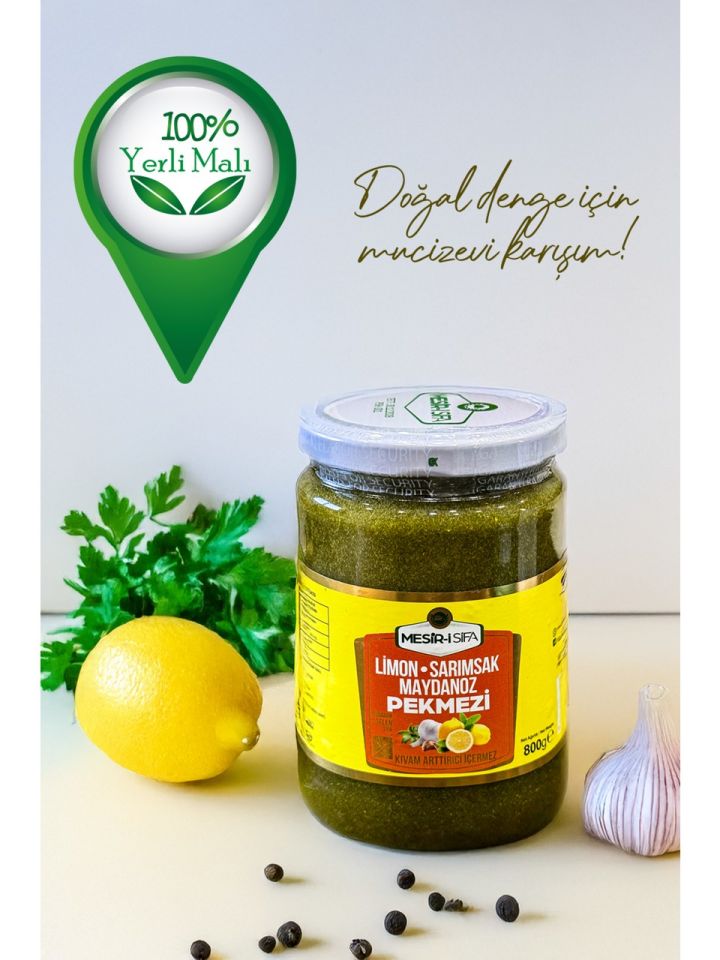 Mesir-i Şifa Limon Sarımsak Maydanoz Pekmezi 800 Gram