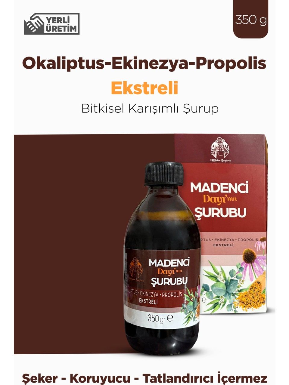 Macuncu Dayının  Çiftliği Madenci Dayının Şurubu 350 Gram
