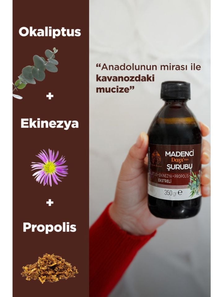Macuncu Dayının  Çiftliği Madenci Dayının Şurubu 350 Gram