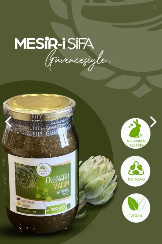 Mesir-i Şifa Enginarlı  Macun  Bitkisel Karışımlı Macun 460 Gram