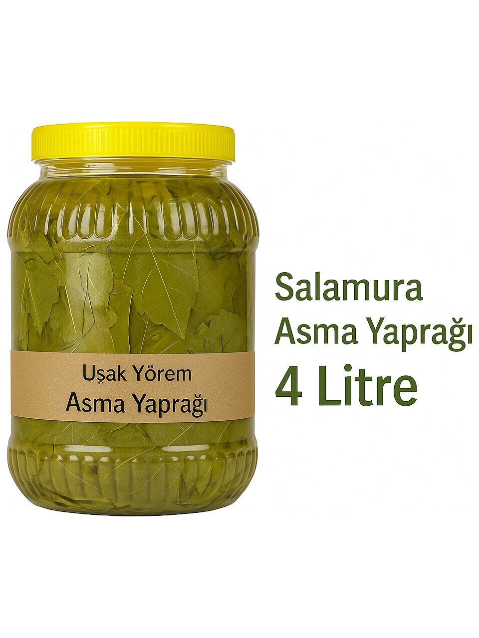 Salamura Asma Yaprağı Uşak Yörem 4 Litre