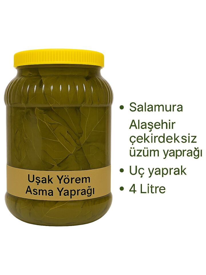Salamura Asma Yaprağı Uşak Yörem 4 Litre