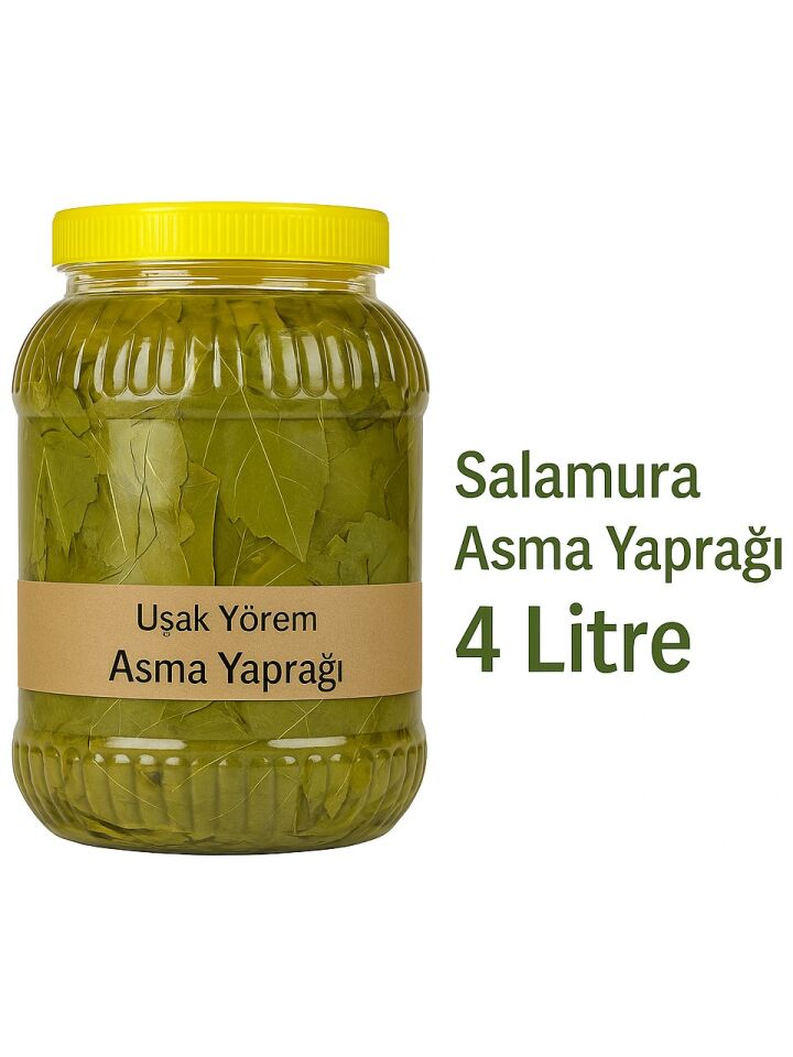 Salamura Asma Yaprağı Uşak Yörem 4 Litre